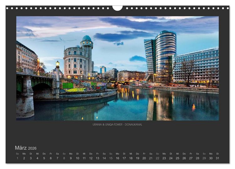 Produktbild: WIEN - EINE STADT VON WELT (Wandkalender 2026 DIN A3 quer), CALVENDO Monatskalender