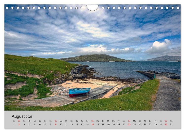 Produktbild: Harris und Lewis - Schottlands Inseln. Die &auml;u&szlig;eren Hebriden (Wandkalender 2026 DIN A4 quer), CALVENDO Monatskalender