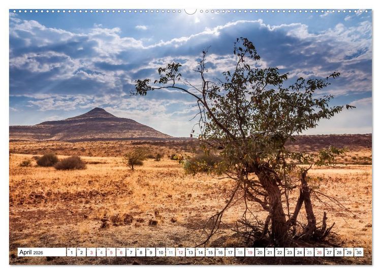 Produktbild: Namibia - Farben und Licht (hochwertiger Premium Wandkalender 2026 DIN A2 quer), Kunstdruck in Hochglanz