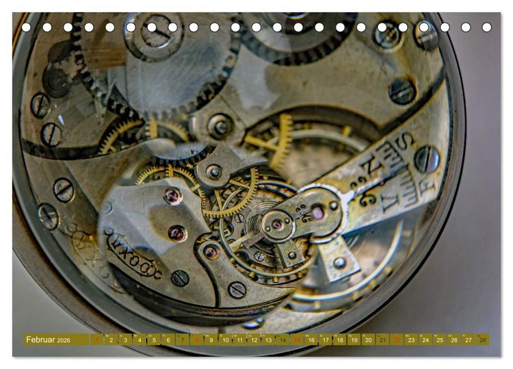Produktbild: Taschenuhren (Tischkalender 2026 DIN A5 quer), CALVENDO Monatskalender