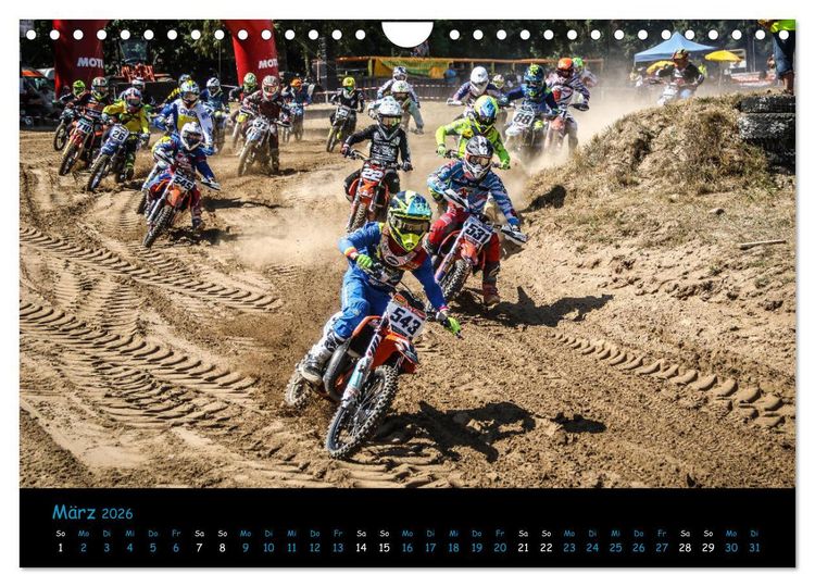 Produktbild: MX Racing 2026 (Wandkalender 2026 DIN A4 quer), CALVENDO Monatskalender