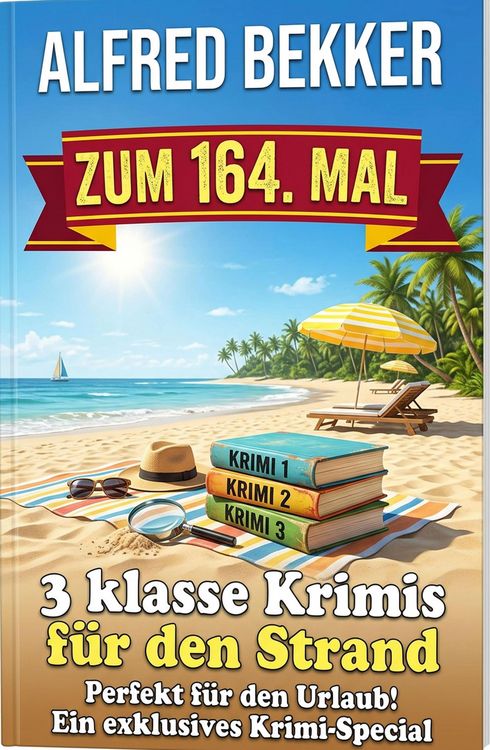 Produktbild: Zum 164. Mal 3 klasse Krimis f&uuml;r den Strand