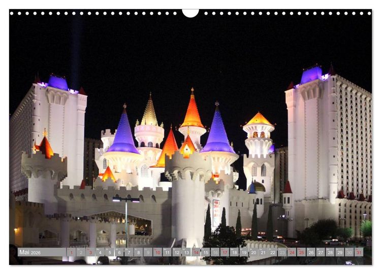 Produktbild: Las Vegas - Nevada (Wandkalender 2026 DIN A3 quer), CALVENDO Monatskalender