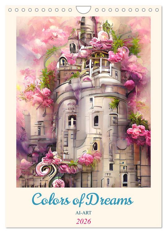 Produktbild: Colors of Dreams - AI-ART (Wandkalender 2026 DIN A4 hoch), CALVENDO Monatskalender