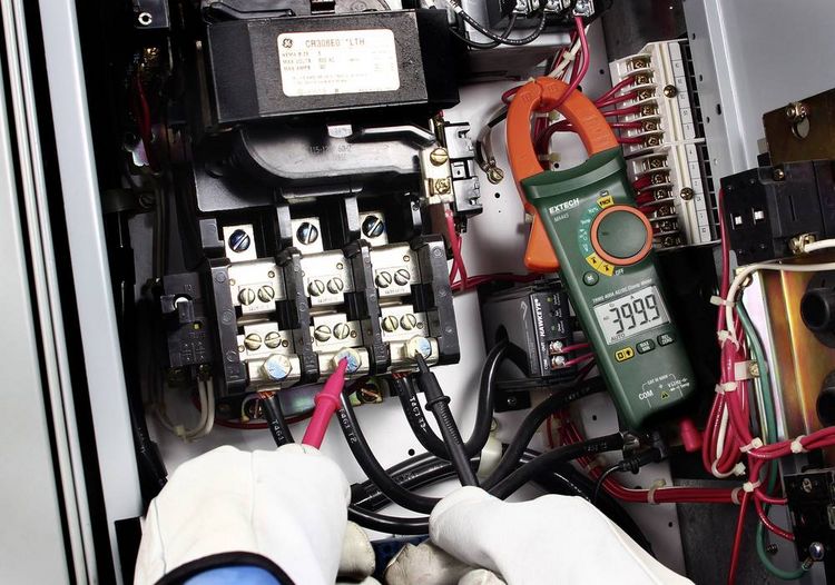 Produktbild: Extech MA445 Hand-Multimeter, Stromzange digital CAT III 600V Anzeige (Counts): 4000