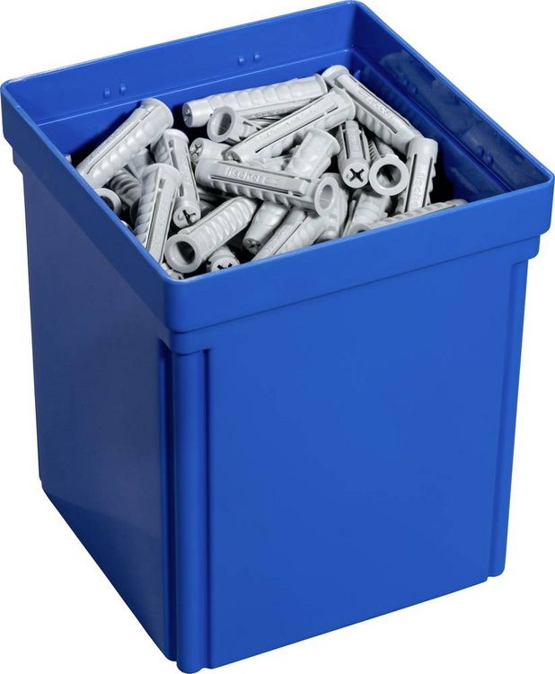 Produktbild: Allit EuroPlus Insert L 130/3 blau Box (B x H x T) 108 x 130 x 108 mm Anzahl F&auml;cher: 1 Inhalt 1 St.
