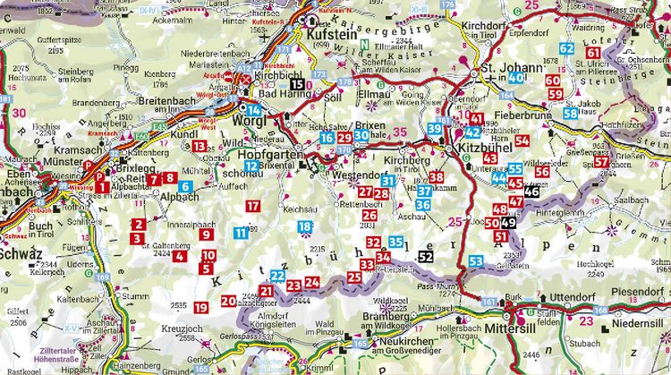 Produktbild: ROTHER Wanderf&uuml;hrer Kitzb&uuml;heler Alpen. 62 Touren um Alpbach, in der Wildsch&ouml;nau, im Brixental, bei St. Johann und im Pillerseetal