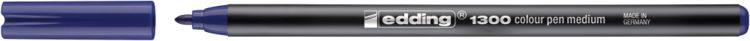 Produktbild: edding 1300 Fasermaler medium blau