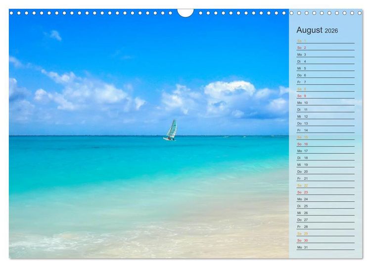 Produktbild: Str&auml;nde wie ein Traum (Wandkalender 2026 DIN A3 quer), CALVENDO Monatskalender