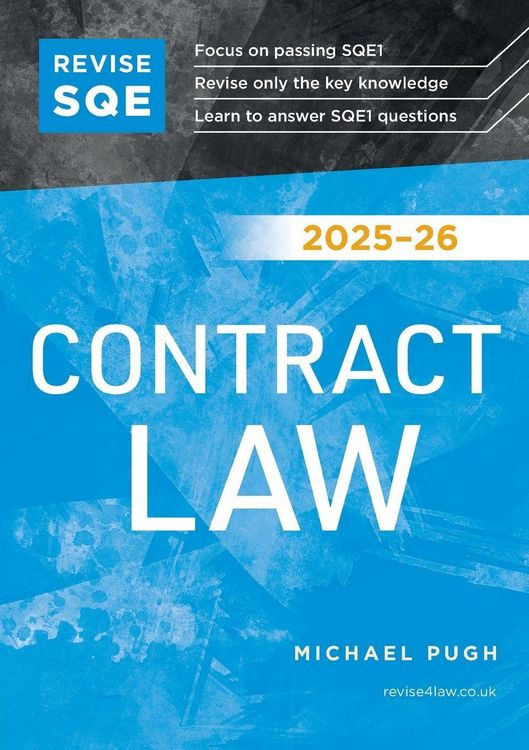 Produktbild: Revise SQE Contract Law 2025-26