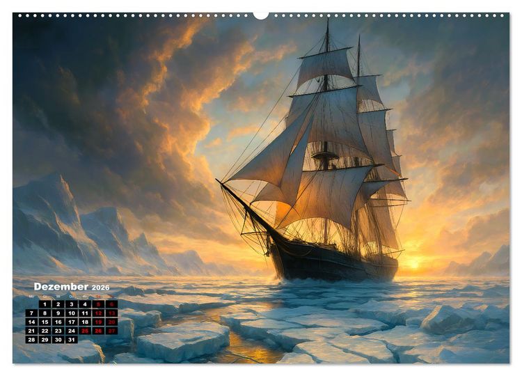Produktbild: Wind bewegt die Welt (Wandkalender 2026 DIN A2 quer), CALVENDO Monatskalender