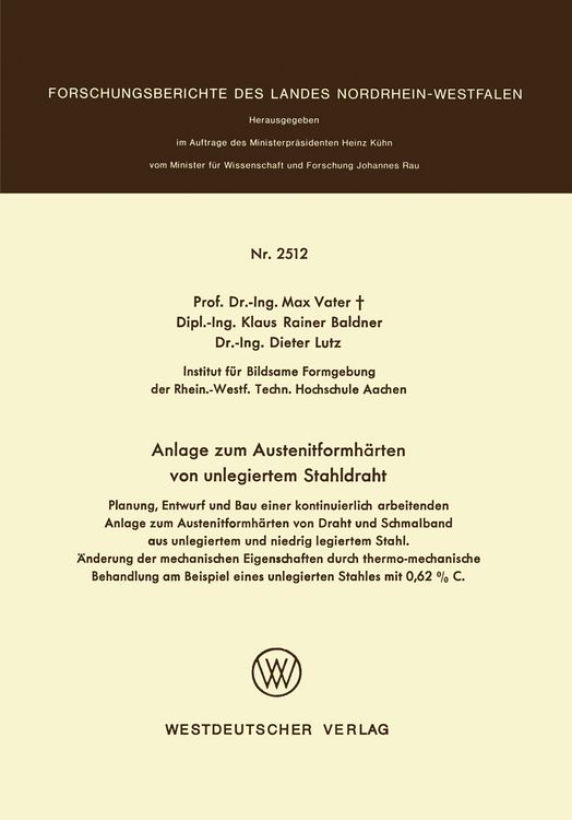 Produktbild: Anlage zum Austenitformh&auml;rten von unlegiertem Stahldraht