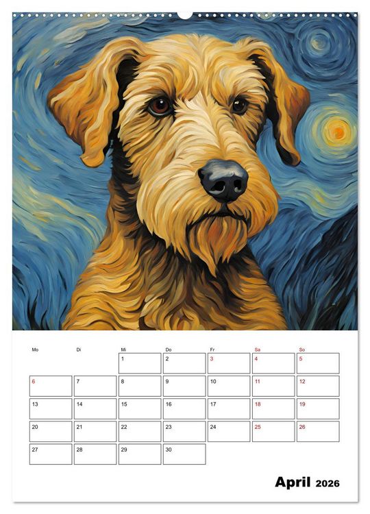 Produktbild: Hundezauber (Wandkalender 2026 DIN A2 hoch), CALVENDO Monatskalender
