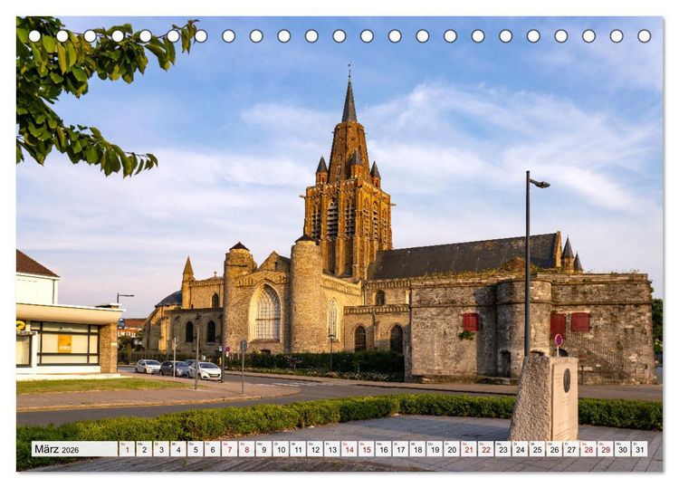Produktbild: Frankreich - Calais und die Opalk&uuml;ste (Tischkalender 2026 DIN A5 quer), CALVENDO Monatskalender
