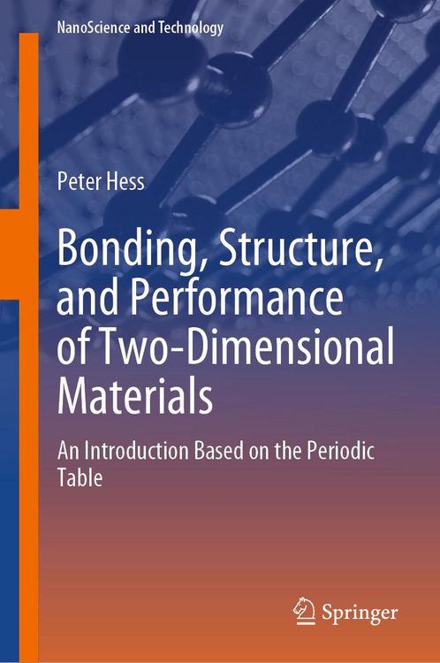 Produktbild: Bonding, Structure, and Performance of Two-Dimensional Materials
