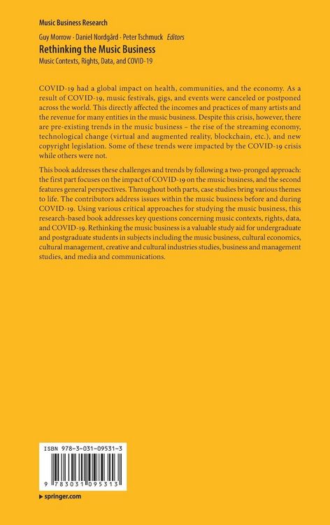 Produktbild: Rethinking the Music Business