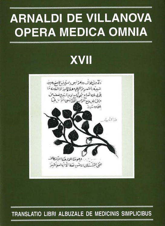 Produktbild: Translatio libri albuzale de medicinis simplicibus