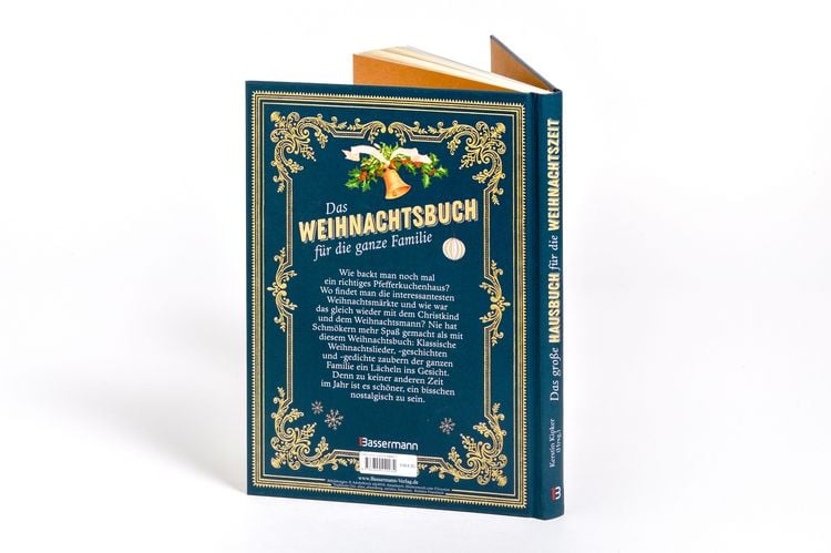 Produktbild: Das gro&szlig;e Hausbuch f&uuml;r die Weihnachtszeit. Singen, Dichten, Backen, Basteln f&uuml;r die ganze Familie
