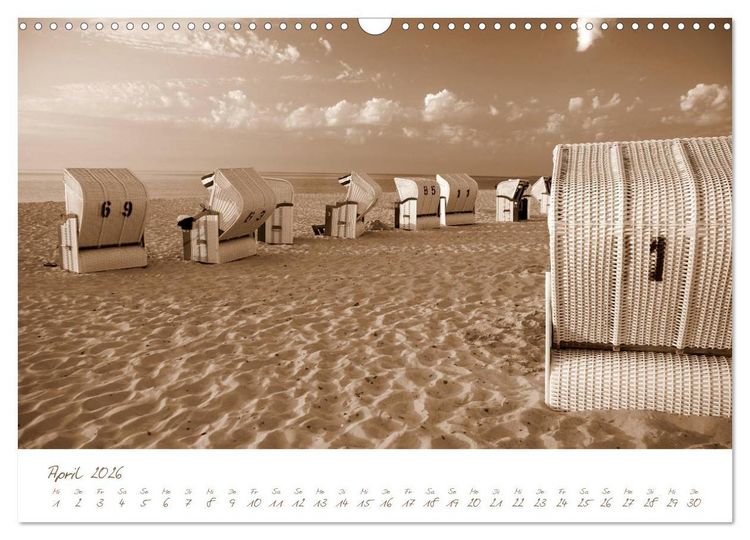 Produktbild: Ostsee-Nostalgie (Wandkalender 2026 DIN A3 quer), CALVENDO Monatskalender