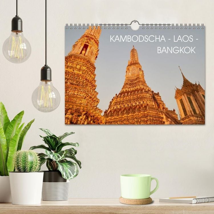 Produktbild: Kambodscha - Laos - Bangkok (Wandkalender 2027 DIN A4 quer), CALVENDO Monatskalender