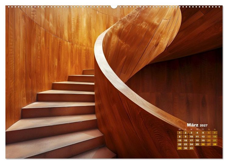Produktbild: Stufe um Stufe - Treppen (hochwertiger Premium Wandkalender 2027 DIN A2 quer), Kunstdruck in Hochglanz