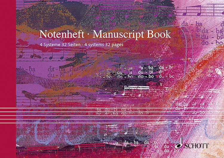 Produktbild: Notenheft Din A5 quer