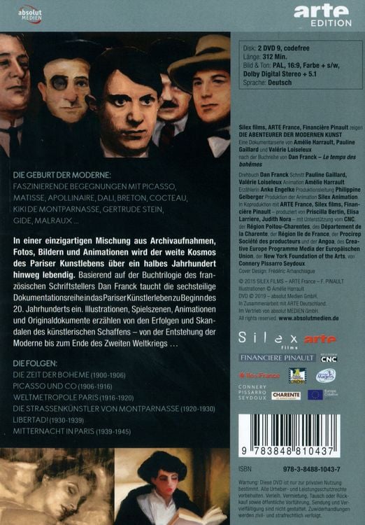 Produktbild: Die Abenteurer der modernen Kunst (Neuauflage) [2 DVDs]