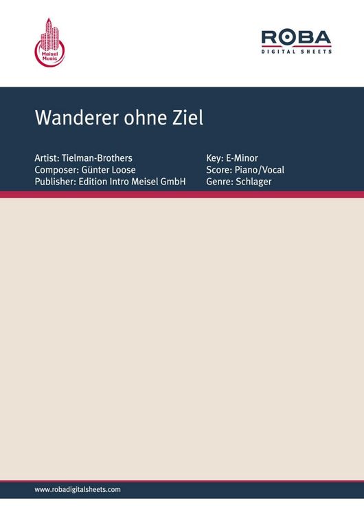 Produktbild: Wanderer ohne Ziel