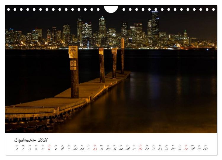 Produktbild: Eine Reise nach Seattle (Wandkalender 2026 DIN A4 quer), CALVENDO Monatskalender