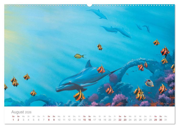 Produktbild: Paradise, Ausblicke und Tr&auml;umereien (Wandkalender 2026 DIN A2 quer), CALVENDO Monatskalender