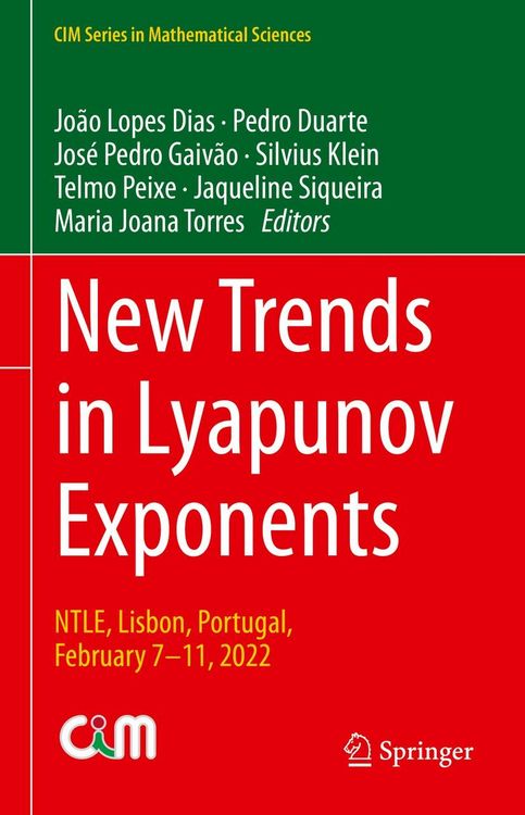 Produktbild: New Trends in Lyapunov Exponents