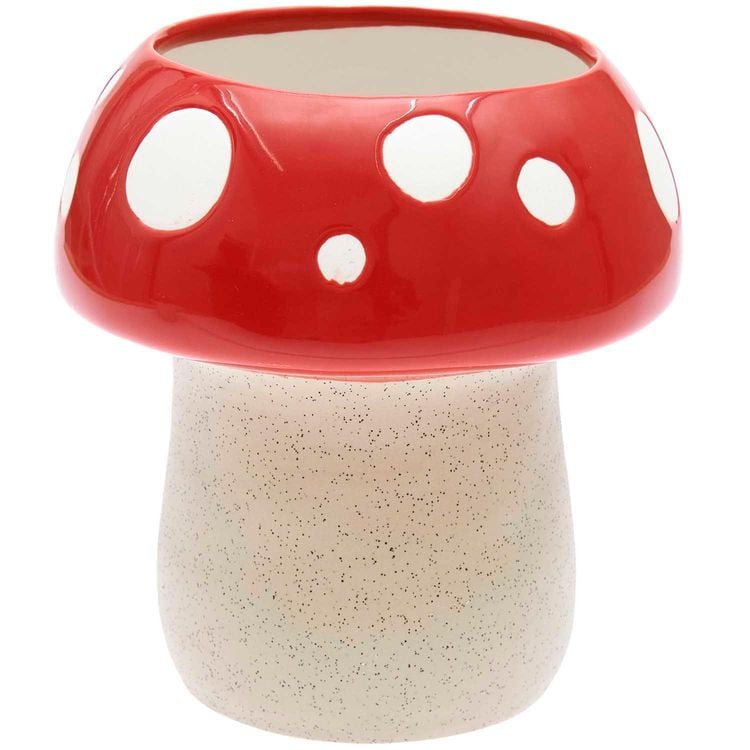 Produktbild: Keramik Vase Fliegenpilz,&Oslash; 14,5 cm, H 15 cm