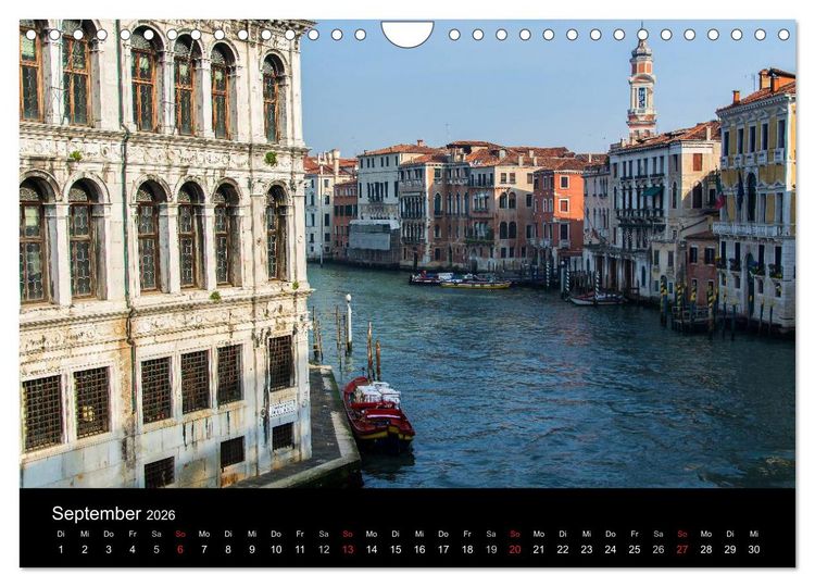 Produktbild: Venedig - la Serenissima (Wandkalender 2026 DIN A4 quer), CALVENDO Monatskalender