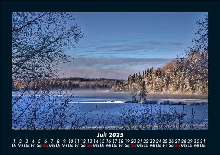 Produktbild: Landschaftskalender 2025 Fotokalender DIN A5