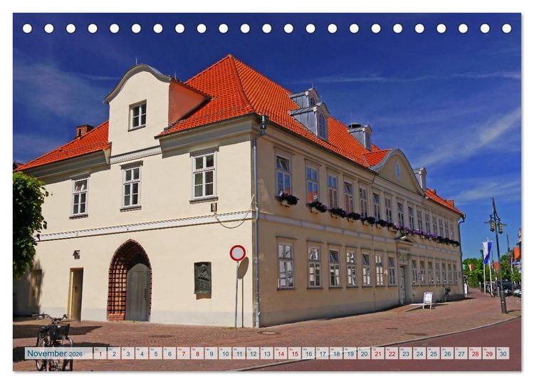 Produktbild: Hansestadt Uelzen. Fachwerk, Kunst und ein ber&uuml;hmter Bahnhof (Tischkalender 2026 DIN A5 quer), CALVENDO Monatskalender