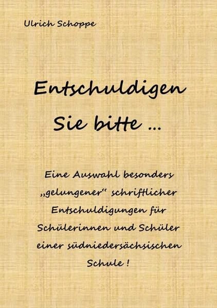 Produktbild: Entschuldigen Sie bitte ...