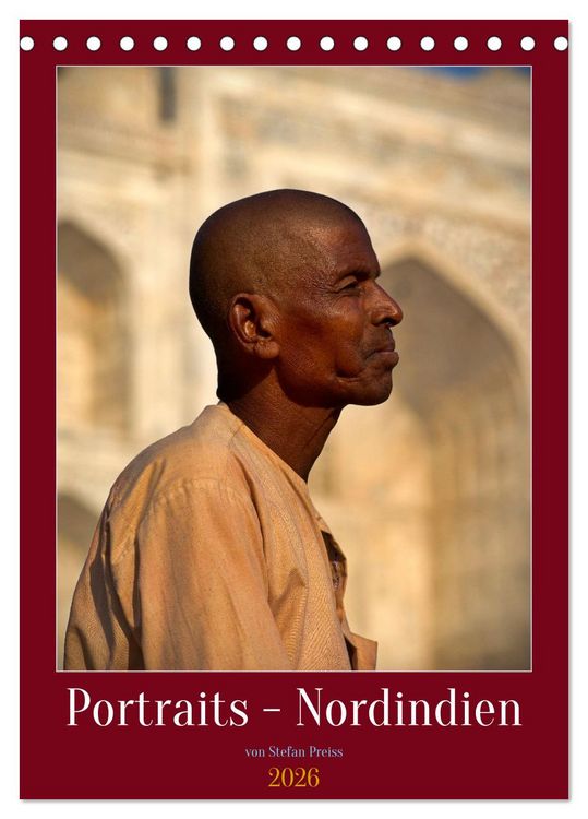 Produktbild: Portraits - Nordindien (Tischkalender 2026 DIN A5 hoch), CALVENDO Monatskalender