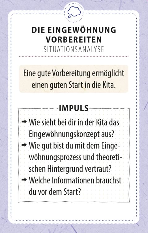 Produktbild: Die ersten Tage in der Kita