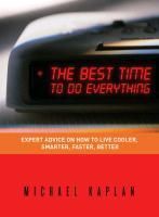 Produktbild: The Best Time to do Everything