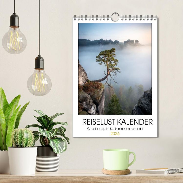 Produktbild: Reiselust Kalender (Wandkalender 2026 DIN A4 hoch), CALVENDO Monatskalender