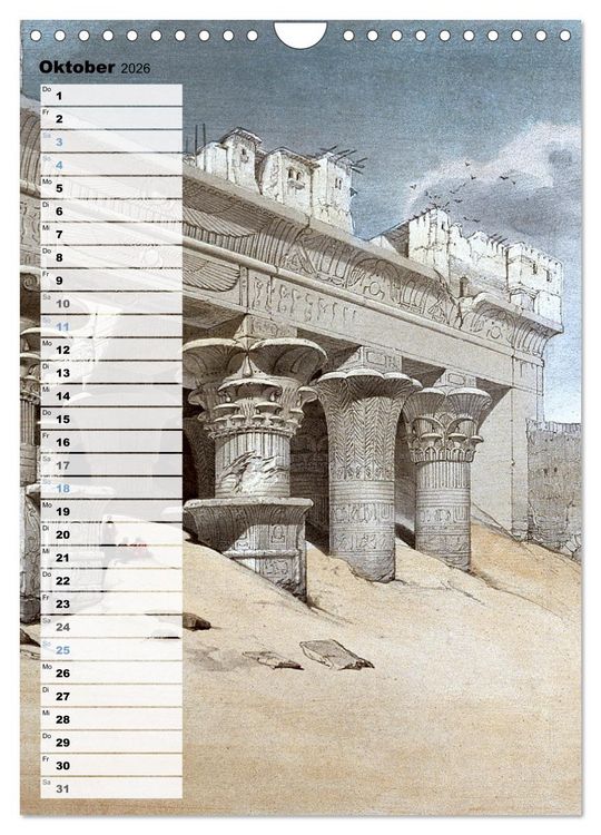 Produktbild: &Auml;gyptens Tempel (Wandkalender 2026 DIN A4 hoch), CALVENDO Monatskalender