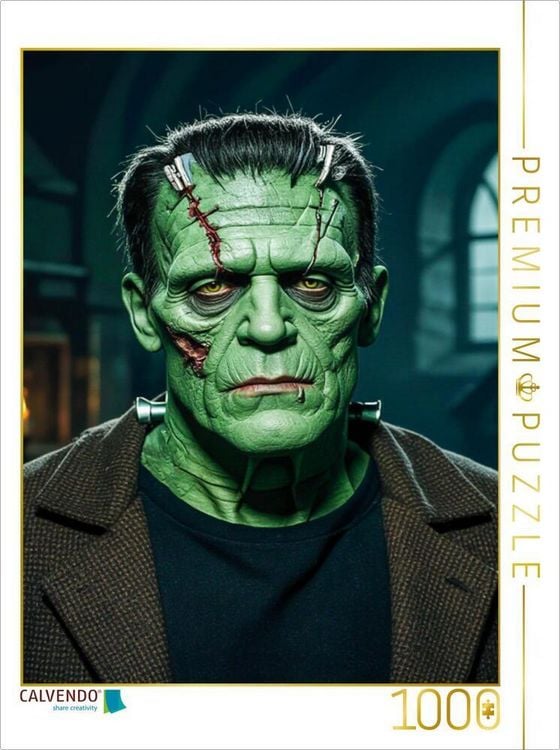 Produktbild: CALVENDO Puzzle Frankenstein's Monster | 1000 Teile Lege-Gr&ouml;&szlig;e 64x48cm Foto-Puzzle f&uuml;r gl&uuml;ckliche Stunden