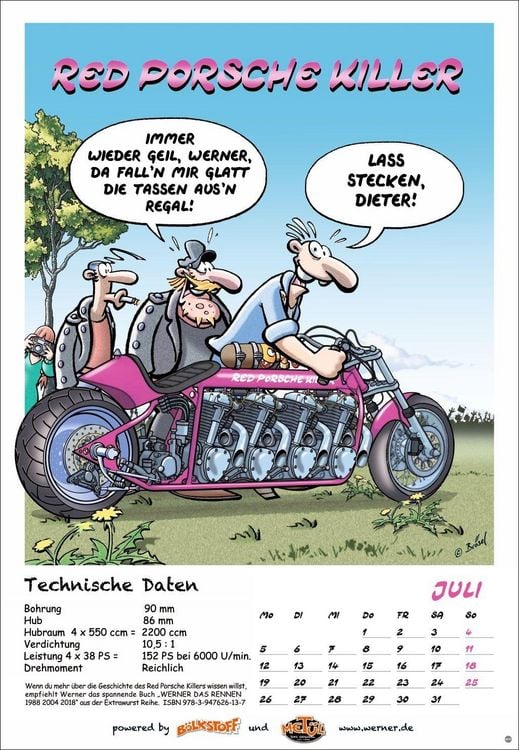 Produktbild: Werner Kalender 2027