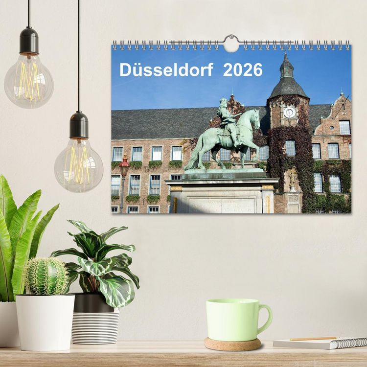 Produktbild: D&uuml;sseldorf 2026 (Wandkalender 2026 DIN A4 quer), CALVENDO Monatskalender