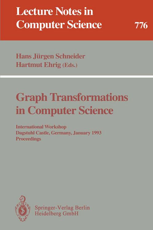 Produktbild: Graph Transformations in Computer Science
