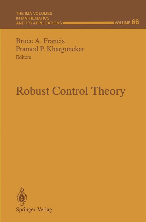 Produktbild: Robust Control Theory