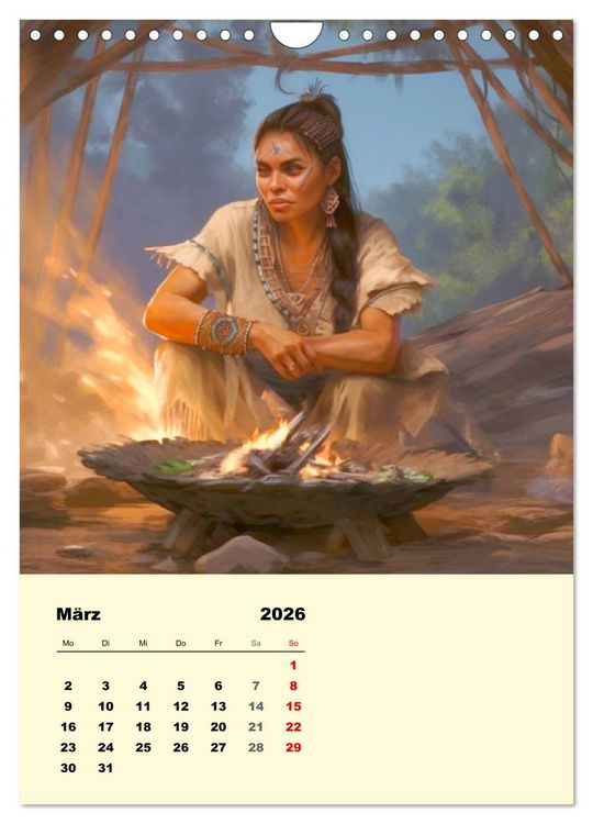 Produktbild: Indian Fantasy (Wandkalender 2026 DIN A4 hoch), CALVENDO Monatskalender