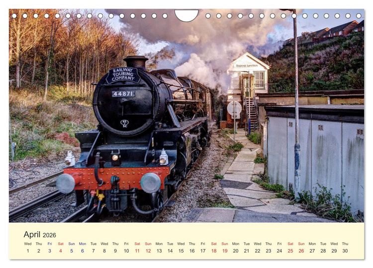 Produktbild: Steam Landscape (Wall Calendar 2026 DIN A4 landscape), CALVENDO 12 Month Wall Calendar