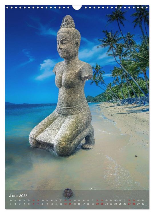Produktbild: Kraft mit Buddha (Wandkalender 2026 DIN A3 hoch), CALVENDO Monatskalender