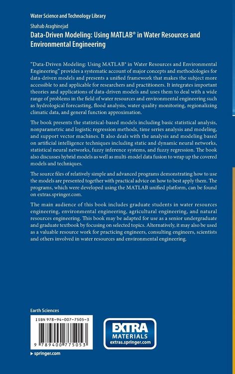 Produktbild: Data-Driven Modeling: Using MATLAB&reg; in Water Resources and Environmental Engineering